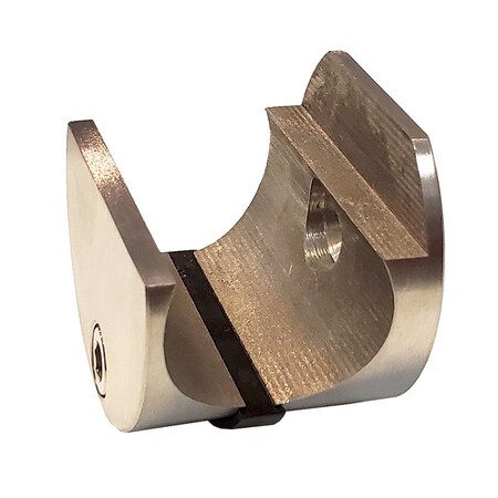 Orca Hardware Round Track Mounting Bracket for RDST-SS, SS Stainless Steel Finish RDSTE-MOUNT-SS